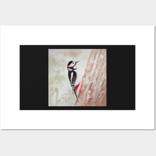 Spotted Woodpecker Posters and Art